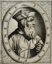 JOANNES DE HOMEDES ET DESIDERIUS DE TOLLONO PORTRAIT ENGRAVING 17th century
