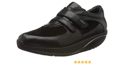 MBT Damen Pata Klett (Freizeitkleid Komfort, Weiches Schwarzes Leder) - Bild 1 von 2