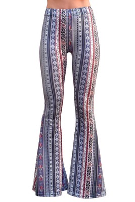 boho bell bottom leggings