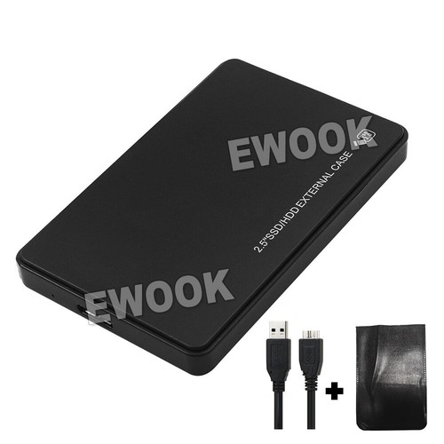 USB 3.0 Hard Drive 2.5" SATA HDD SSD External Slim Enclosure Case - Picture 10 of 13