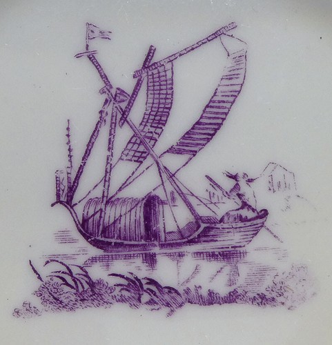 Royal Worcester "Pillament" Cup and Saucer - Picture 6 of 11
