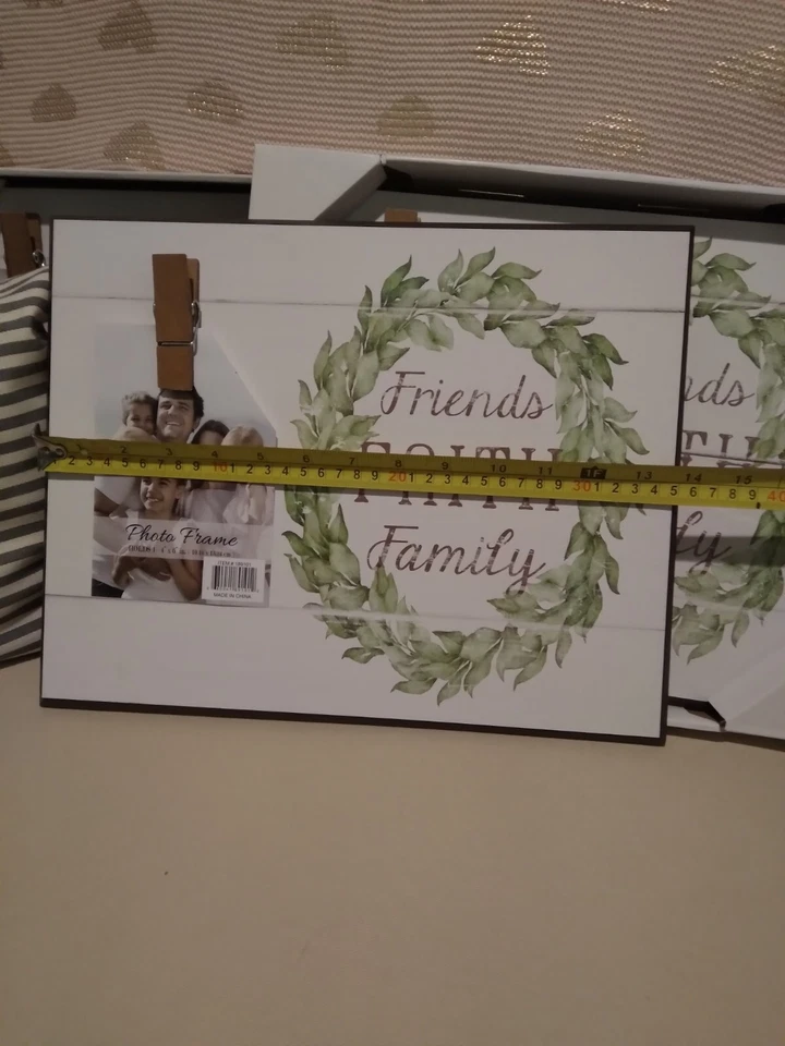 Marco de fotos corona de fotos de granja amigos fe familia 11 x 14 decoración de pared Foto 4 de 4