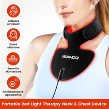 Red Light Therapy for Neck and Chest, Red Light Therapy for Face and Neck