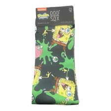 Odd Sox SpongeBob Squarepants Cartoon Crew Socks Adult Large 8-12