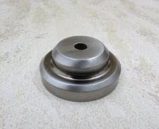 Tap Handle Part, Large Top Ring, Pewter Color 1 1/4" + Round, 1/2" Thick