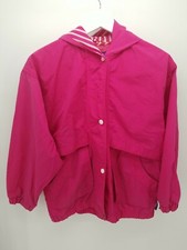 Pacific Trail Kids Hot Pink Hooded Wondbreaker Jacket Size M 10-12