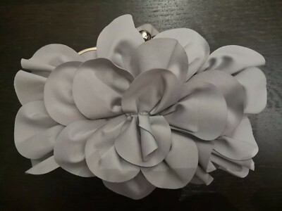 Just Fab Clutch Flieder Gold Flower Blume
