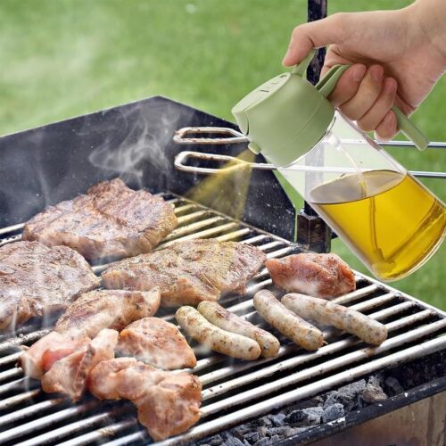 16oz 2in1 Oil Sprayer Dispenser Cooking Baking BBQ Spray Bottle Kitchen Tool NEW - Picture 7 of 20