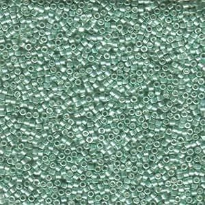 Miyuki Delica Size 11 DB0414 Galvanized Seafoam Green 5g Tube