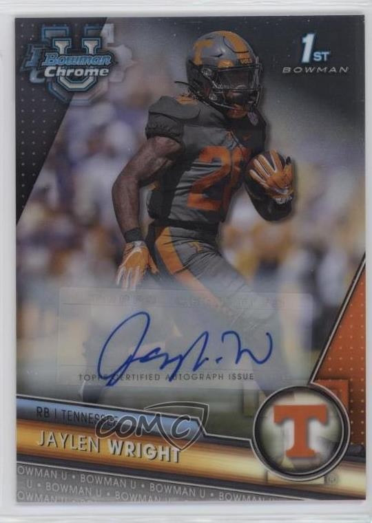2023 Bowman U Chrome Chrome Prospect Auto Jaylen Wright #130 Auto 2y0