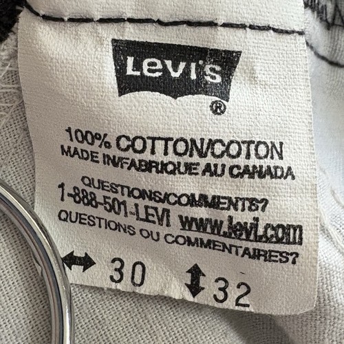 Vintage Levi's Orange Tab Black Jeans Men's 30x32 Made in Canada 80s 90s - Picture 9 of 10