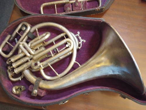 1910's Marching Mellophone, Eb/D - Grand Rapids Band Instrument Co.