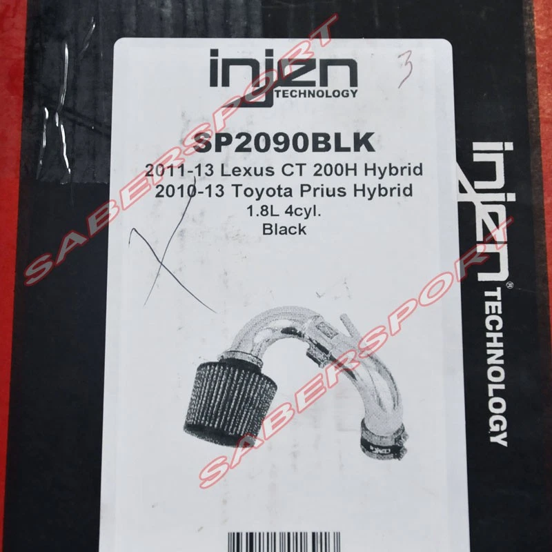 Entrada de ar Injen SP2090BLK ram curta para 2010-2013 Lexus CT200h / Toyota Prius - Imagem 4 de 4