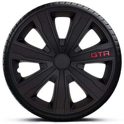 FÜR VAUXHALL MOVANO 16'' ZOLL RADKAPPEN RADZIERBLENDEN SCHWARZ GTR 4 STÜCK
