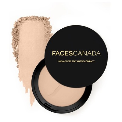 Faces Canada Weightless Stay Matte Kompaktpuder Ivory 01 9gm Losepuder