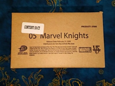 2005 VS SYSTEM MARVEL KNIGHTS BLISTER BOOSTER BOX 20 PACKS OF 14 CARDS - SEALED