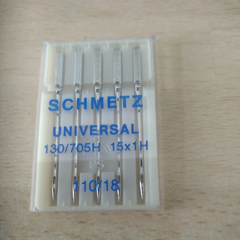Schmetz Universal Sewing Machine Needles 130/705h 15x1H 110/18 (5)