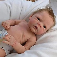 Reborn Baby Dolls Girl 18 Inch Vinyl Silicone Body, Sweet Girl Reborn Baby Dolls
