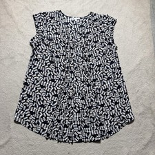 DR2 Dress Womens 2X Short Cap Sleeve Geometric Arrow Print Casual Pullover