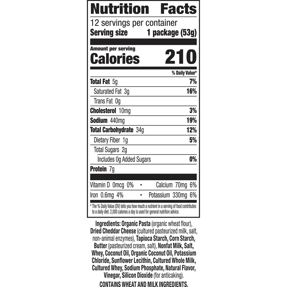 Tazas Annie's Shells and White Cheddar Mac and Cheese, paquete de 12 Foto 3 de 4