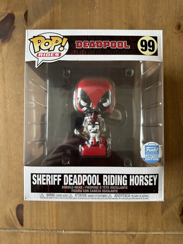 Funko Pop! Vinyl Rides - Sheriff Deadpool Riding Horsey #99 - Exclusive