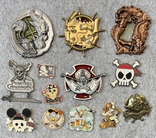 Disney Trading Pin Lot Pirates Of The Caribbean WDW READ DESCRIPTION