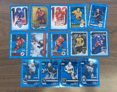 2025-26 Topps NHL Stickers COMPLETE YOU PICK  #1-800 *** BLUE FOIL /100 * READ *