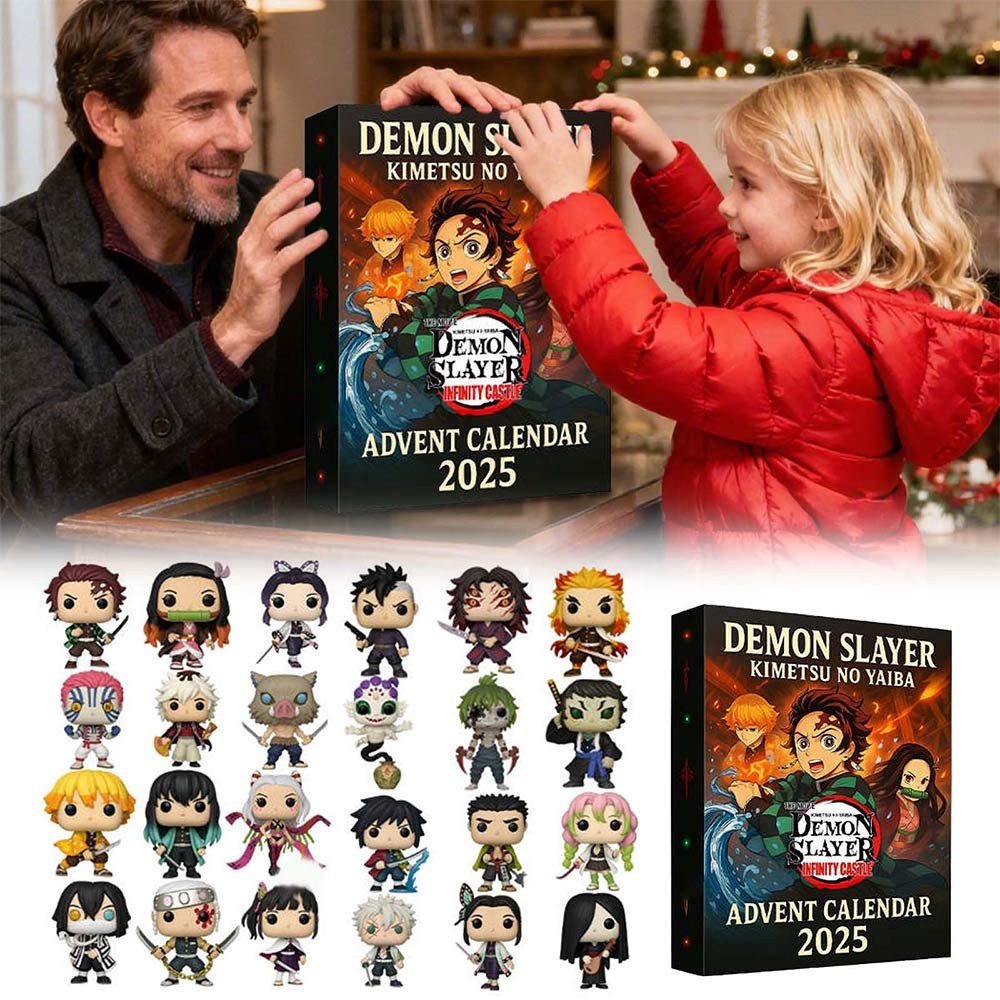 Calendario de Adviento Demon-Slayer 2025 con 24 días sorpresa regalo coleccionable para fanáticos
