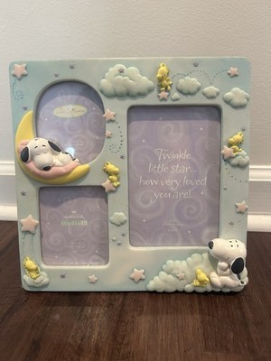 Hallmark Studio B My Little Snoopy Picture Frame Multi Opening with Easel Stand