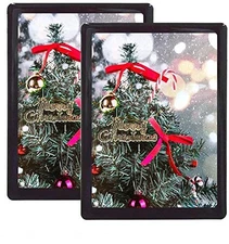 Magnetic Photo Frames,New Tech Crystal Picture Frame for Refrigerator, (8X10)