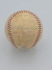 1946 New York Giants Team Signed Baseball J. MIZE, RIGNEY 31 Sigs JSA COA