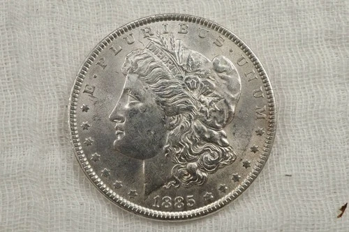 NobleSpirit Superb Gem BU 1885 Morgan Silver Dollar Stunning Luster