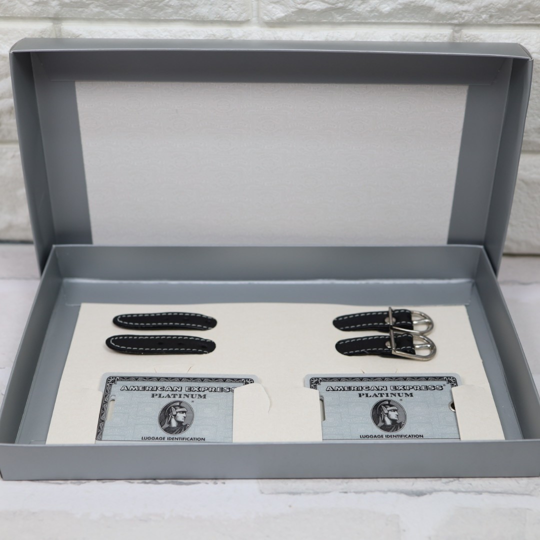 コレクション American Express Platinum Luggage Tags New American Express Platinum card holders limited Luggage Name