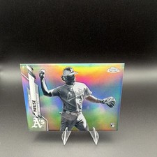 Topps 2020 Chrome Sheldon Neuse Rookie #61 Oakland Athletics MLB Baseball Card. rookie card picture
