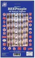 Ready Made Trains O Scale Seated Figures 48 Pack - RMT99417