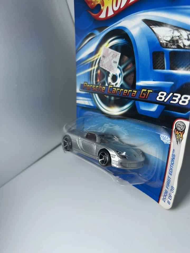 Porsche Carrera GT plateado primeras ediciones Hot Wheels 2006 con OH5Sp nuevo 8/38 Foto 3 de 4