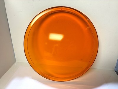 Original KOPP Yellow Glass Lens  8-3/8'' Railroad Signal Semaphore Lantern 