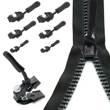 6Pack(2*Large, 2*Medium, 2*Small) Universal Zipper RepairTool Adjustable zipper