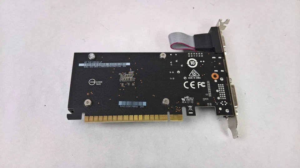 MSI Nvidia GeForce GT 710 1 GB GDDR3 PCI Express x16 Desktop Video Card - Image 3 of 4