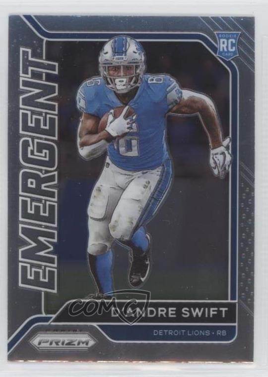 2020 Panini Prizm Emergent D'Andre Swift #18 0il7