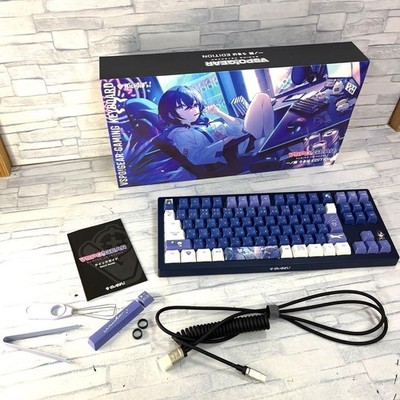 VSPO! GEAR Gaming Keyboard Ichinose Uruha Edition Japanese JIS TKL Used F/S