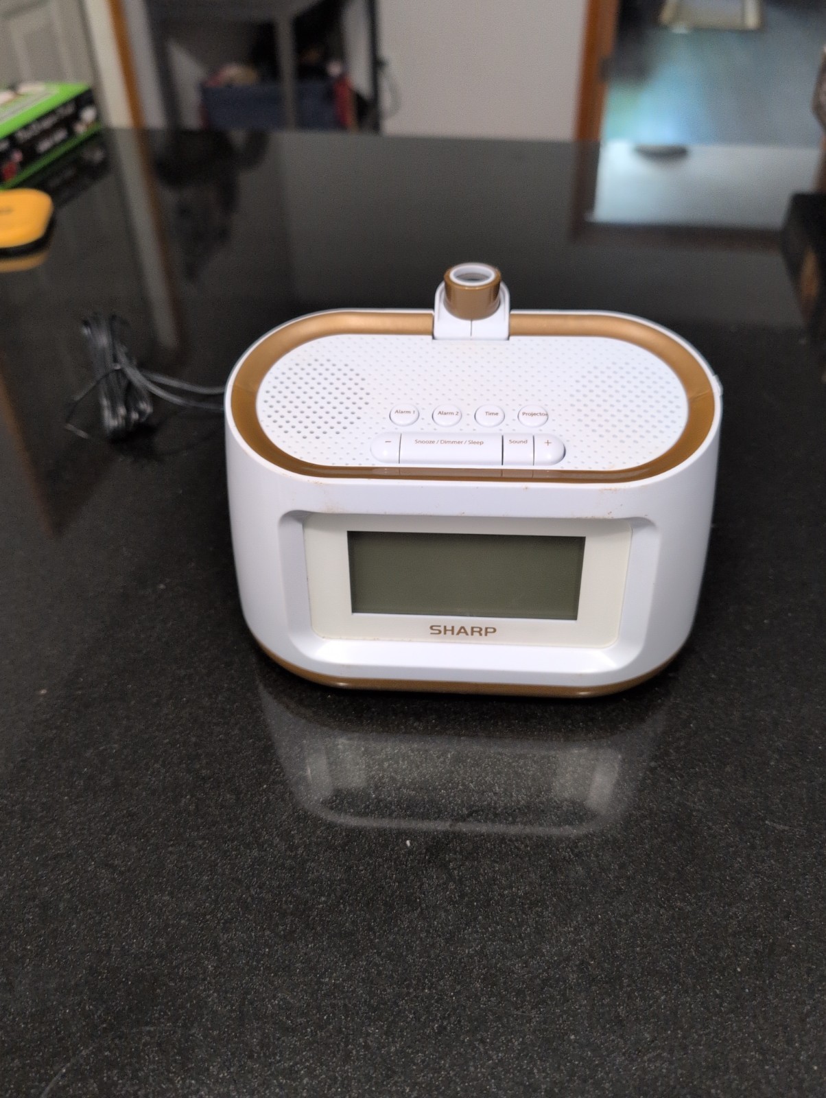 Sharp Alarm Clock with projector, Model SPC 585 , Sleep Sounds. Working Good! featured image