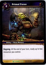 Primal Focus Icecrown 37 / 220 Arnie Swekel 2010 World of Warcraft CCG TCG