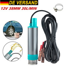 12V 38mm 30L/Min Auto Edelstahl Tauchpumpe Diesel Öl Pumpe Wasserpumpe Transfer