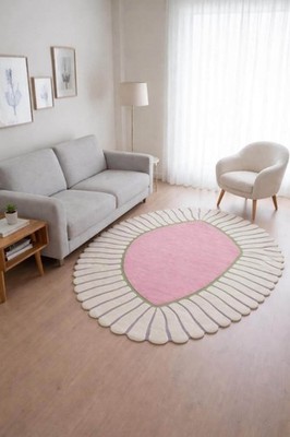 Handmade Rug | Irregular Rug | Wool Rugs | Living Room Rug | Tufted A450