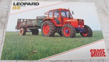 Brochure concessionaria trattore esportazione SAME Leopard 85 1980 308.1084.3.1/10