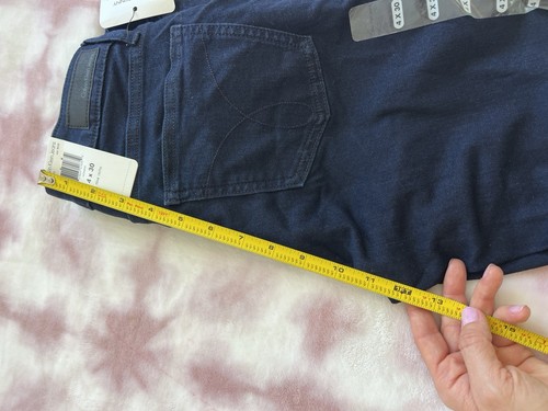 NUEVO Pantalones de mezclilla Calvin Klein lavado oscuro tiro medio elásticos "Ultimate Skinny" talla 4 x 30 - Imagen 8 de 16