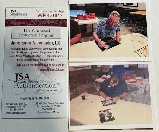 Pat Hughes & Ron Coomer Chicago Cubs World Series Autographed 8x10 Photograph - Image 2 of 2