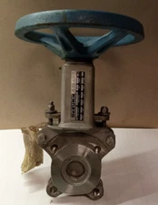 NEW DEZURIK MANUAL KNIFE GATE VALVE 2" 150 CWP 316 SS 180ºF 9356751