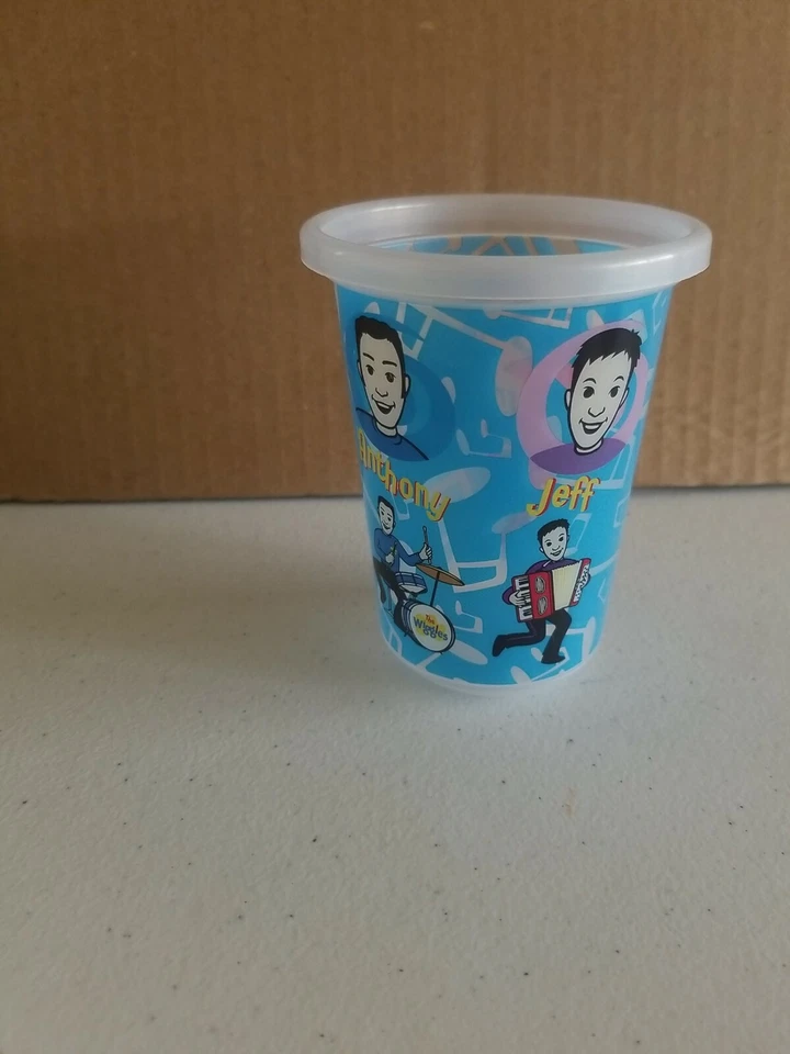 The Wiggles First Year Reusable Cup Greg Murray Anthony Jeff 10oz take n toss - Image 3 of 4